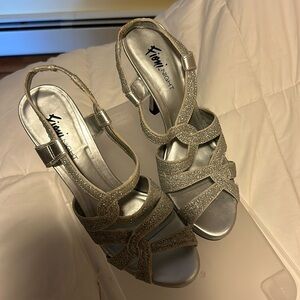 Silver heels